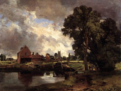 Dedham Lock and Mill by John Constable